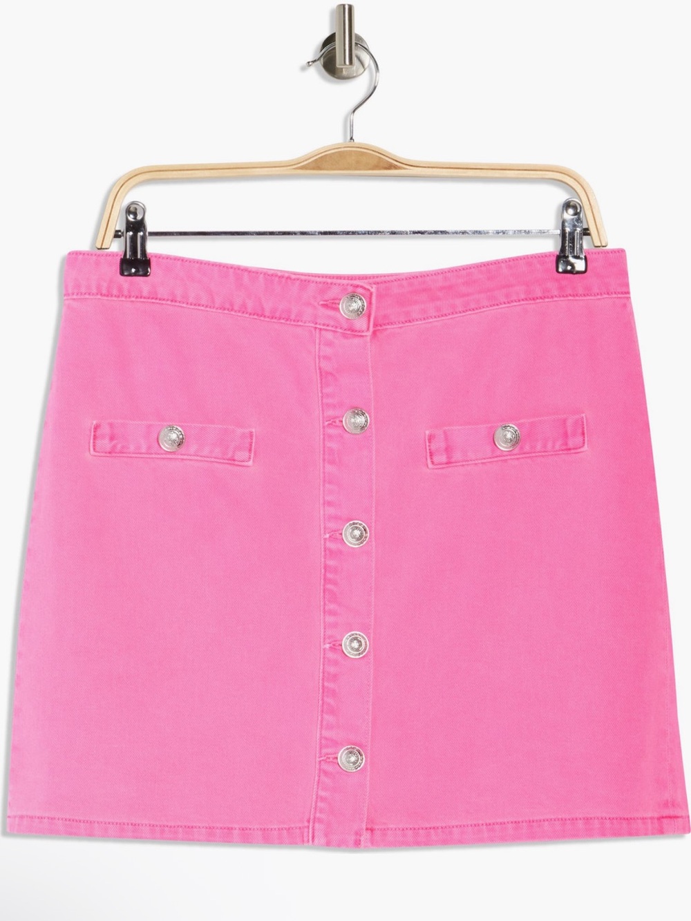 L’Agence Kris button front Skirt Sz 28 - Picture 3 of 4